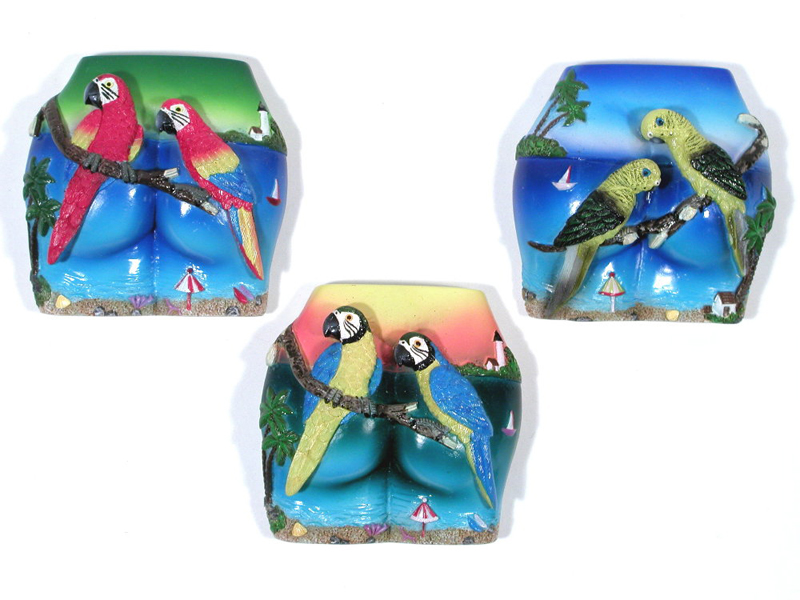 Magnet-parrots On Bottom