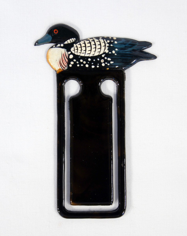 Bookmark-bird-loon Duck