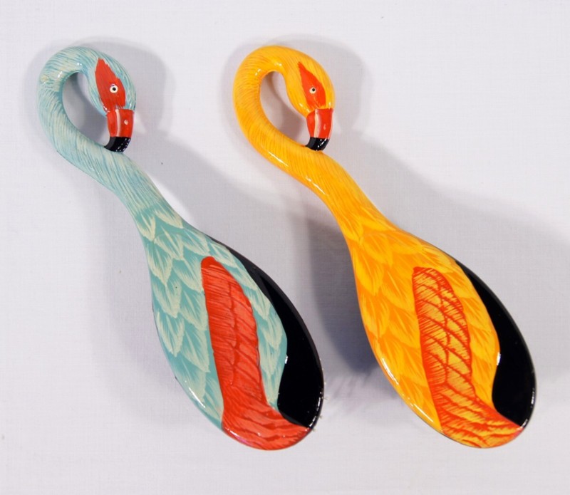 Hair Brush-bird-flamingo