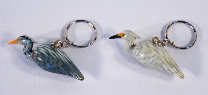 Key Chain-bird-heron Egret