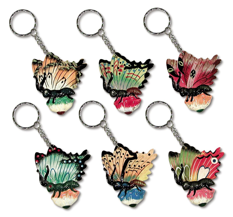 Key Chain-insect-butterfly