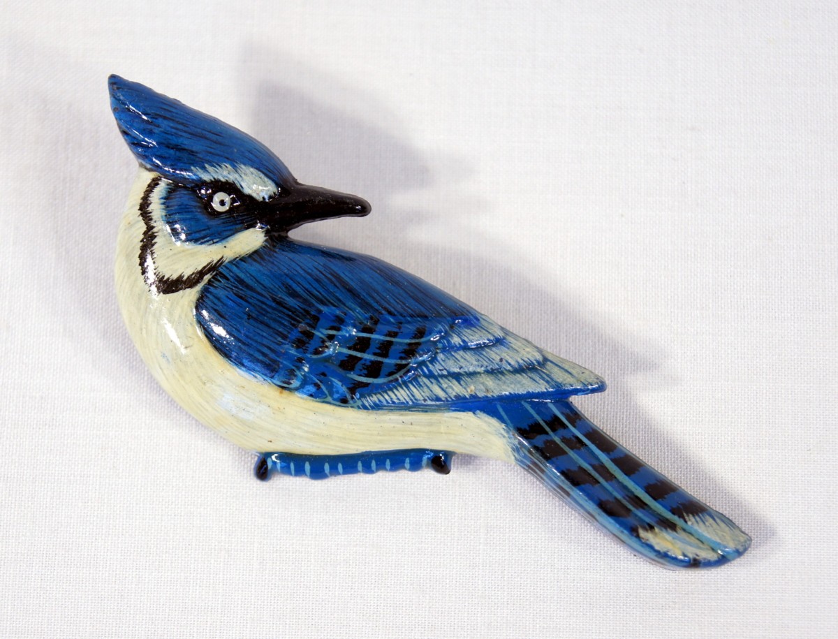Pin-bird-blue Jay