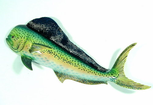 Wall Hanger-green-dolphin,Game Fish